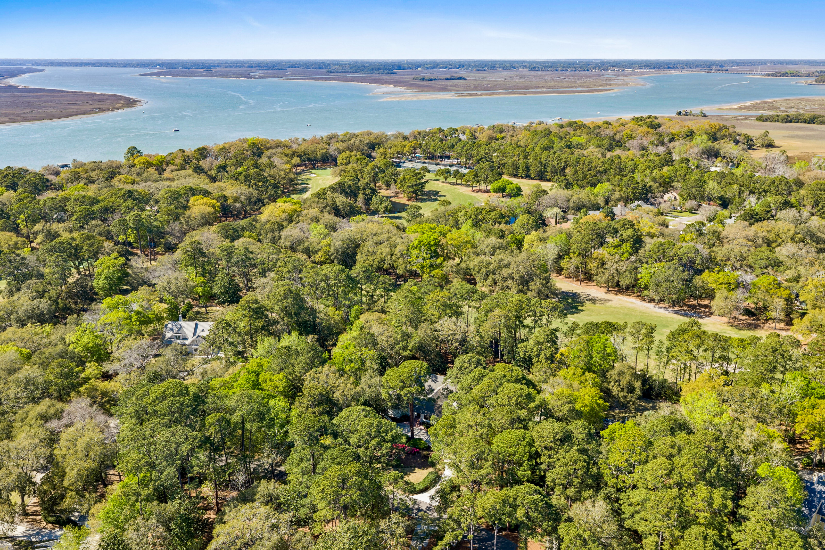 Aerial view — 13 McIntosh Road, Spanish Wells