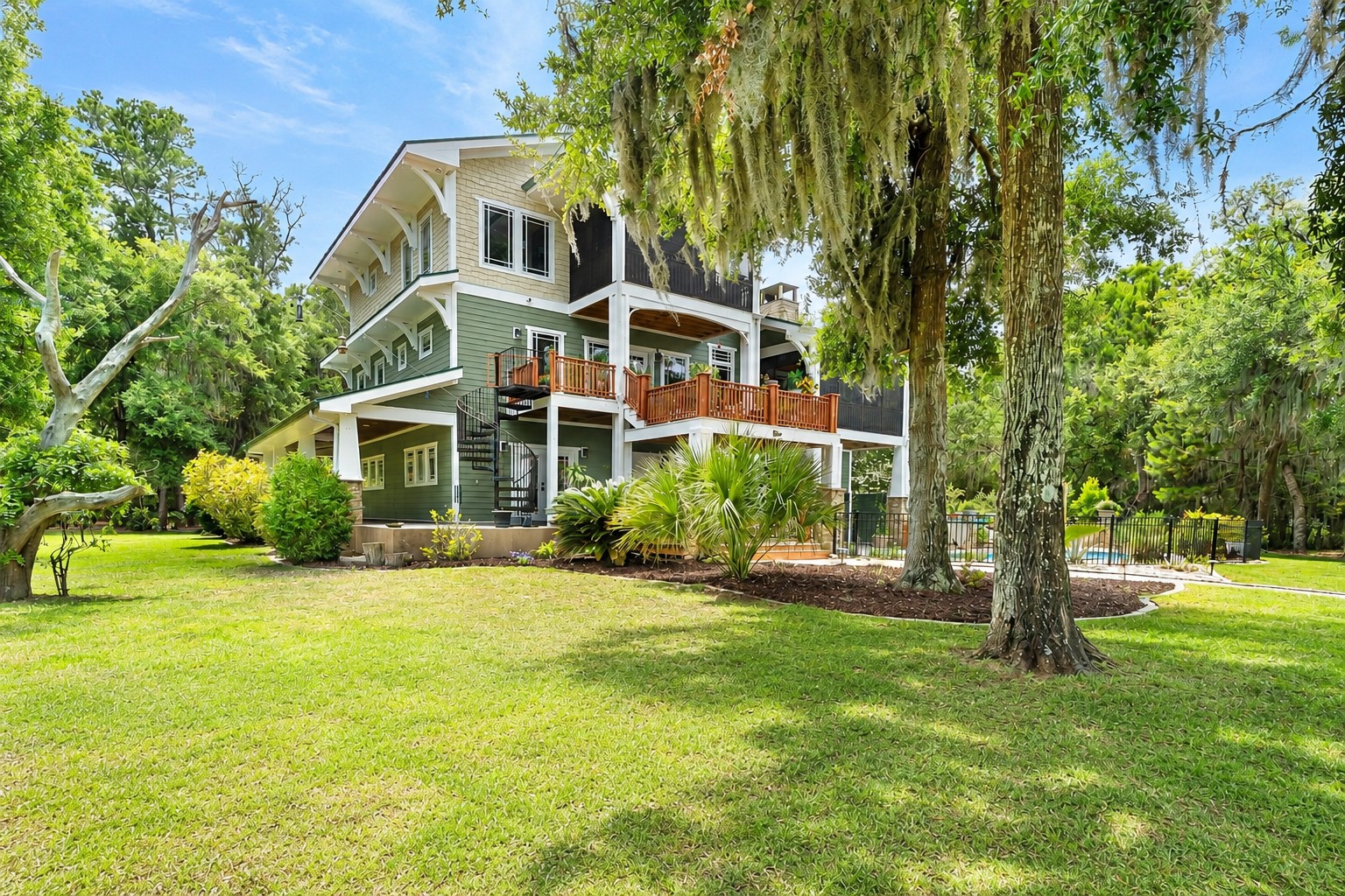 Rear exterior — 14 Comfort Point, St. Helena Island