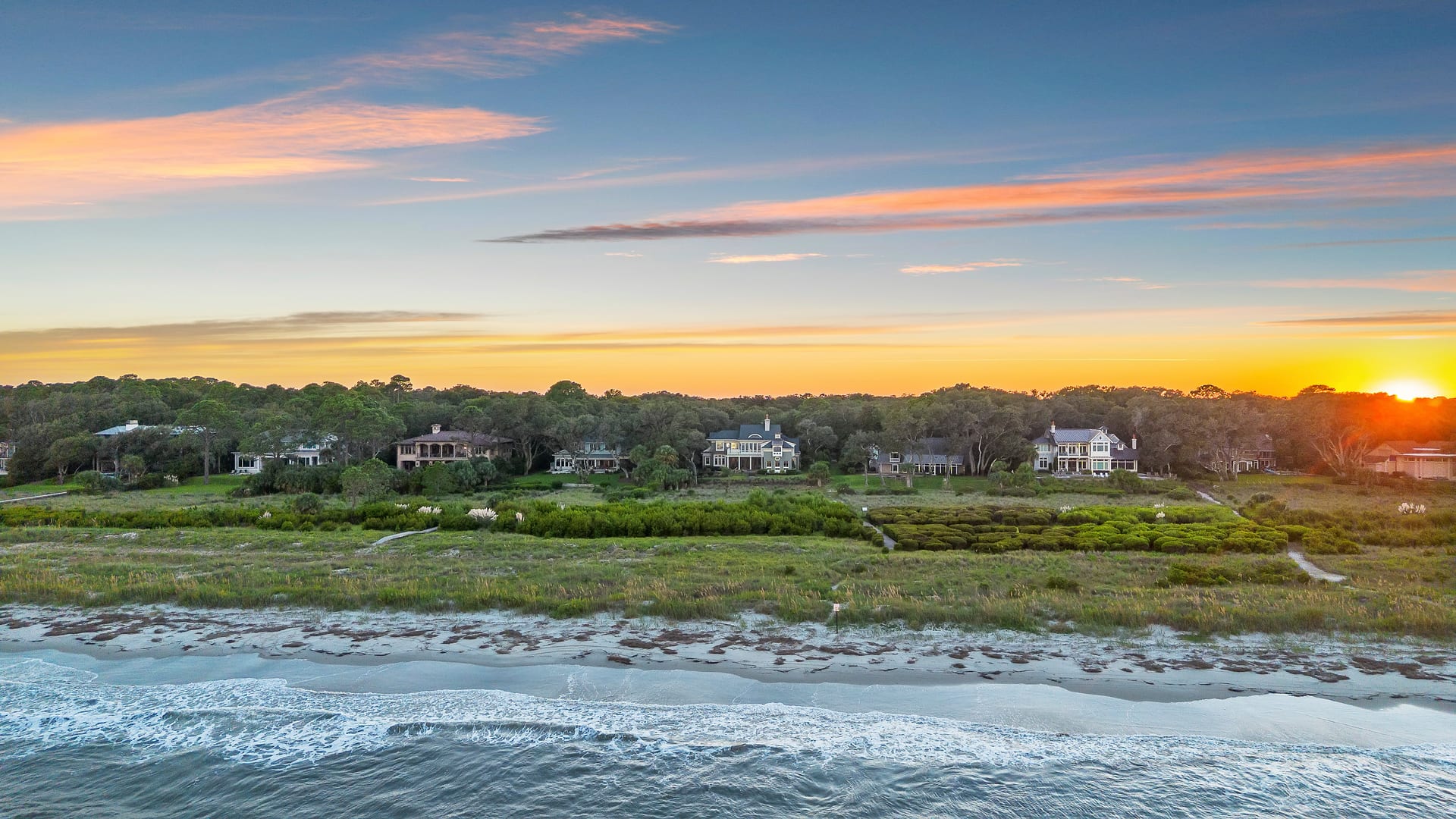 Aerial view — 52 N Port Royal Drive, Port Royal