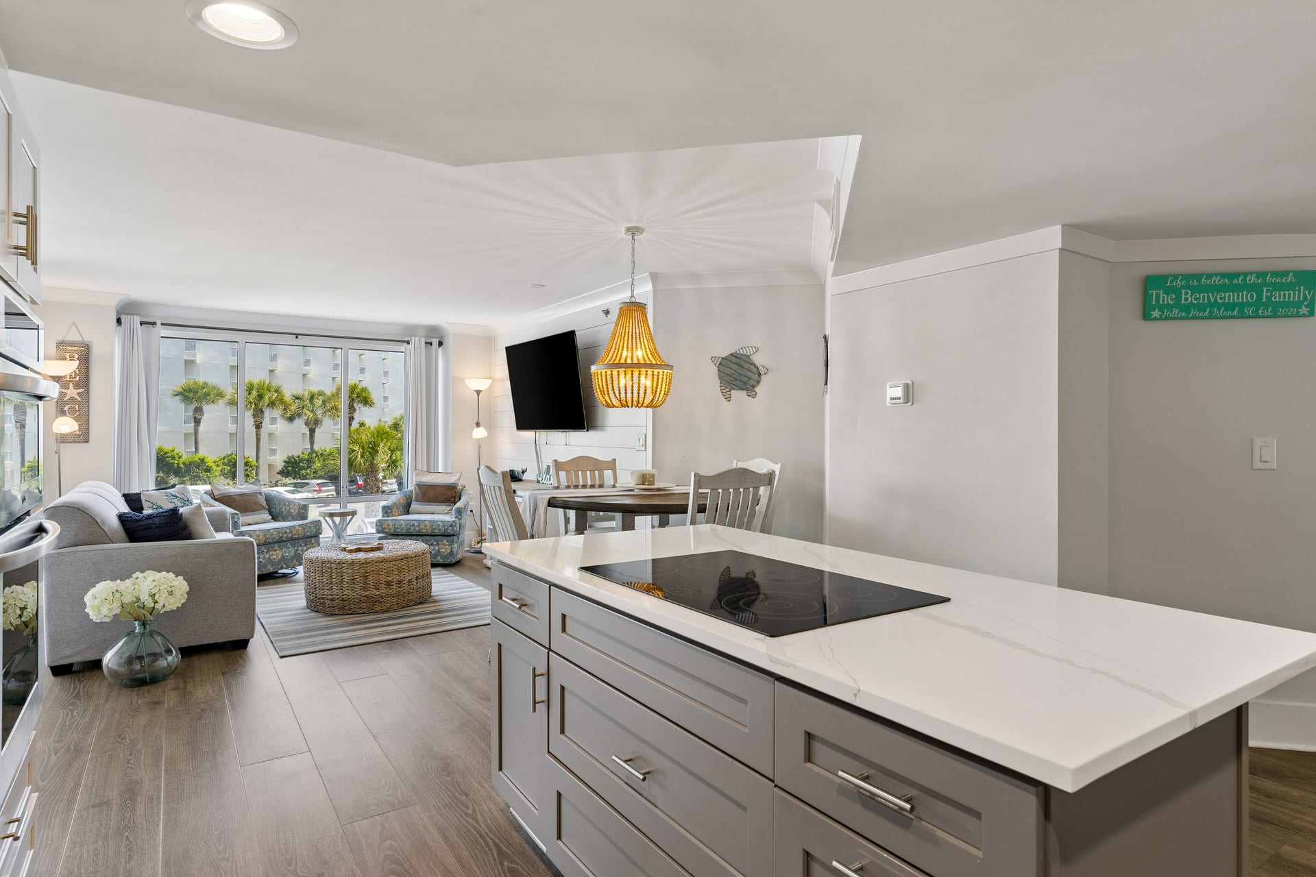 Living room — 1 Ocean Lane #1110, Palmetto Dunes