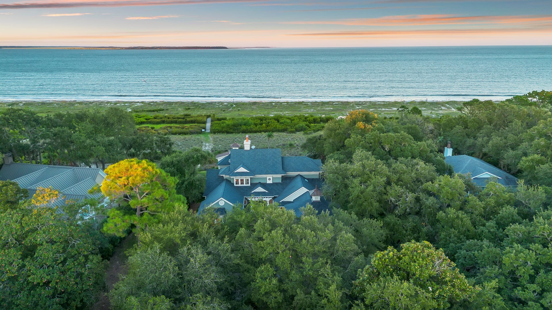 Aerial view — 52 N Port Royal Drive, Port Royal