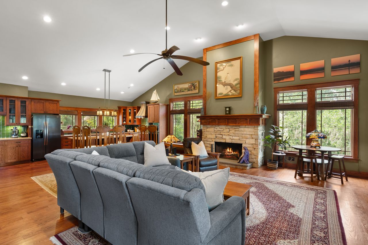 Living room — 14 Comfort Point, St. Helena Island