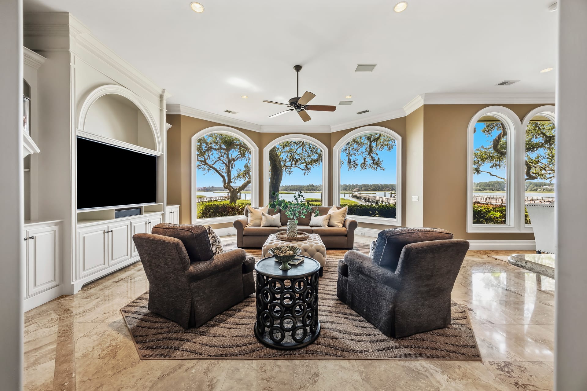 Living room — 47 River Club Drive, River Club