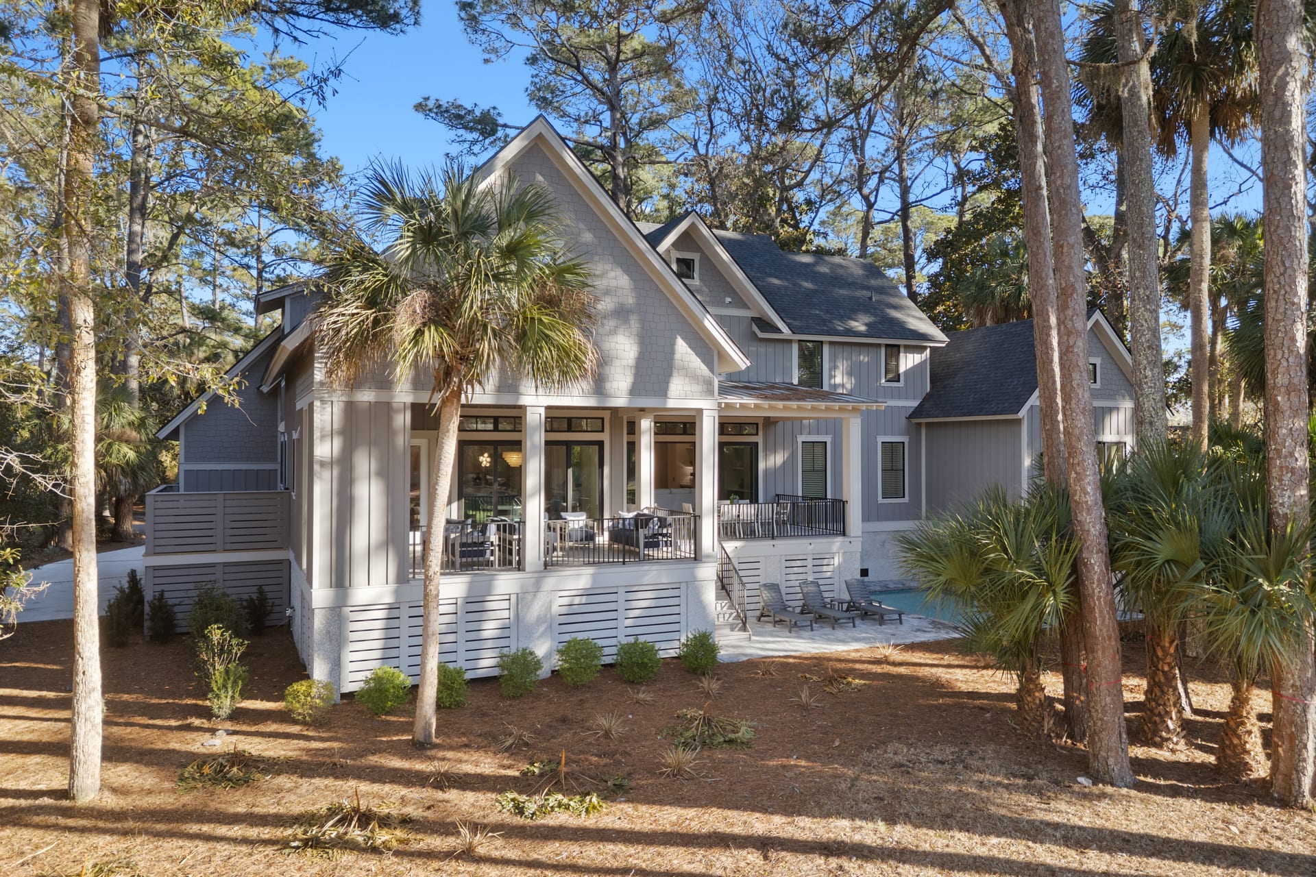 Rear exterior — 34 Tupelo Road, Sea Pines