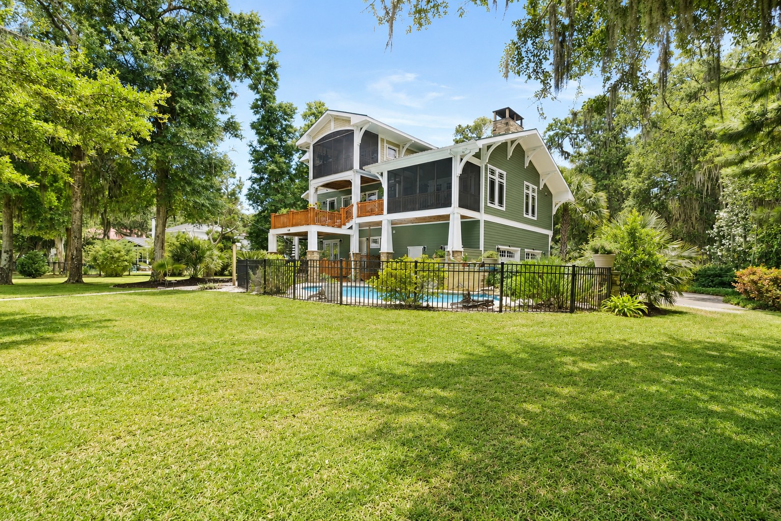 Rear exterior — 14 Comfort Point, St. Helena Island