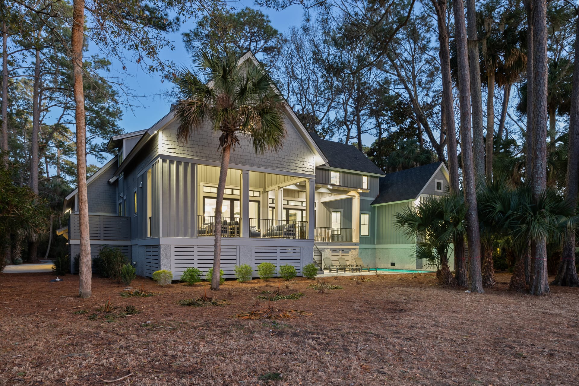 Rear exterior — 34 Tupelo Road, Sea Pines