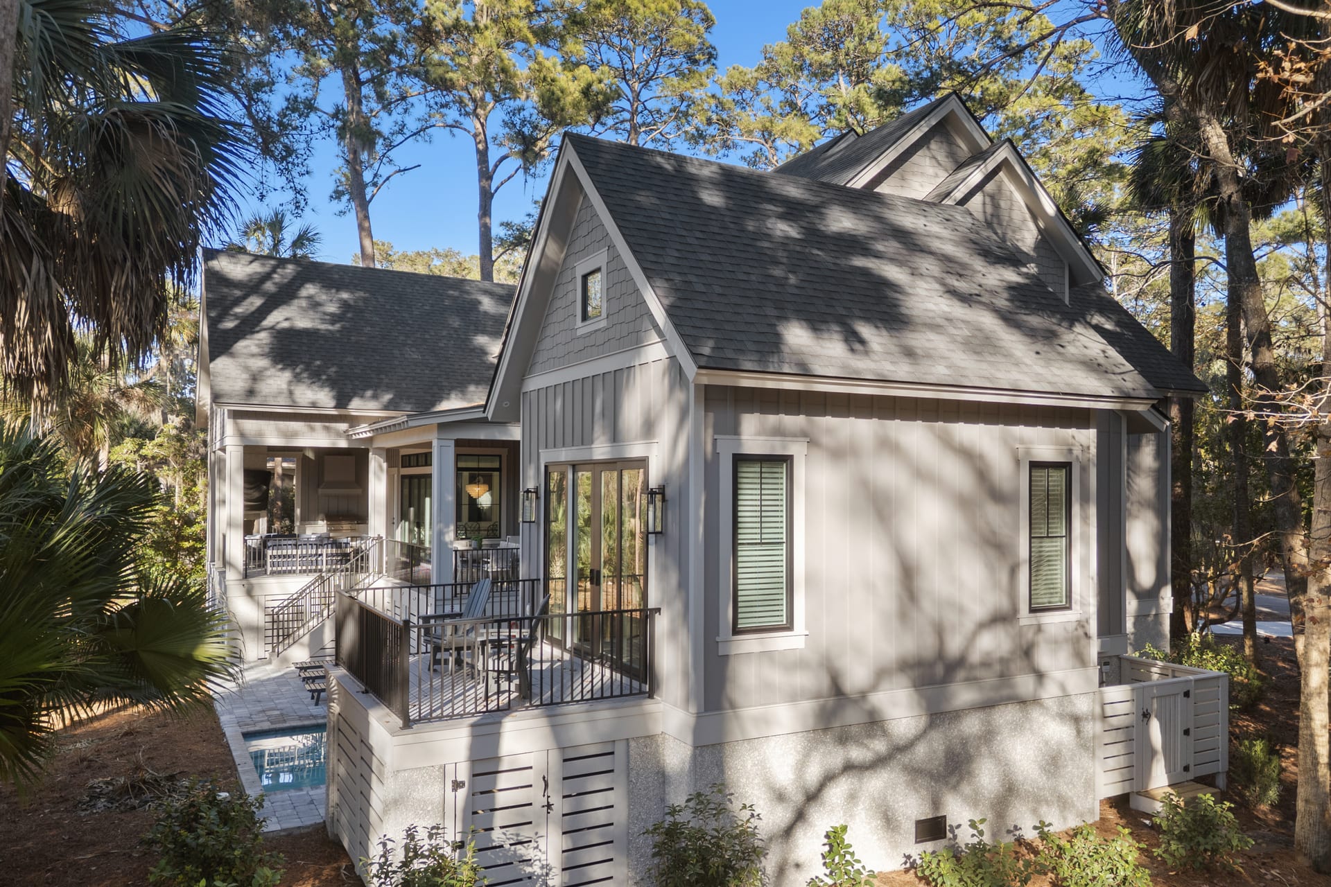 Rear exterior — 34 Tupelo Road, Sea Pines