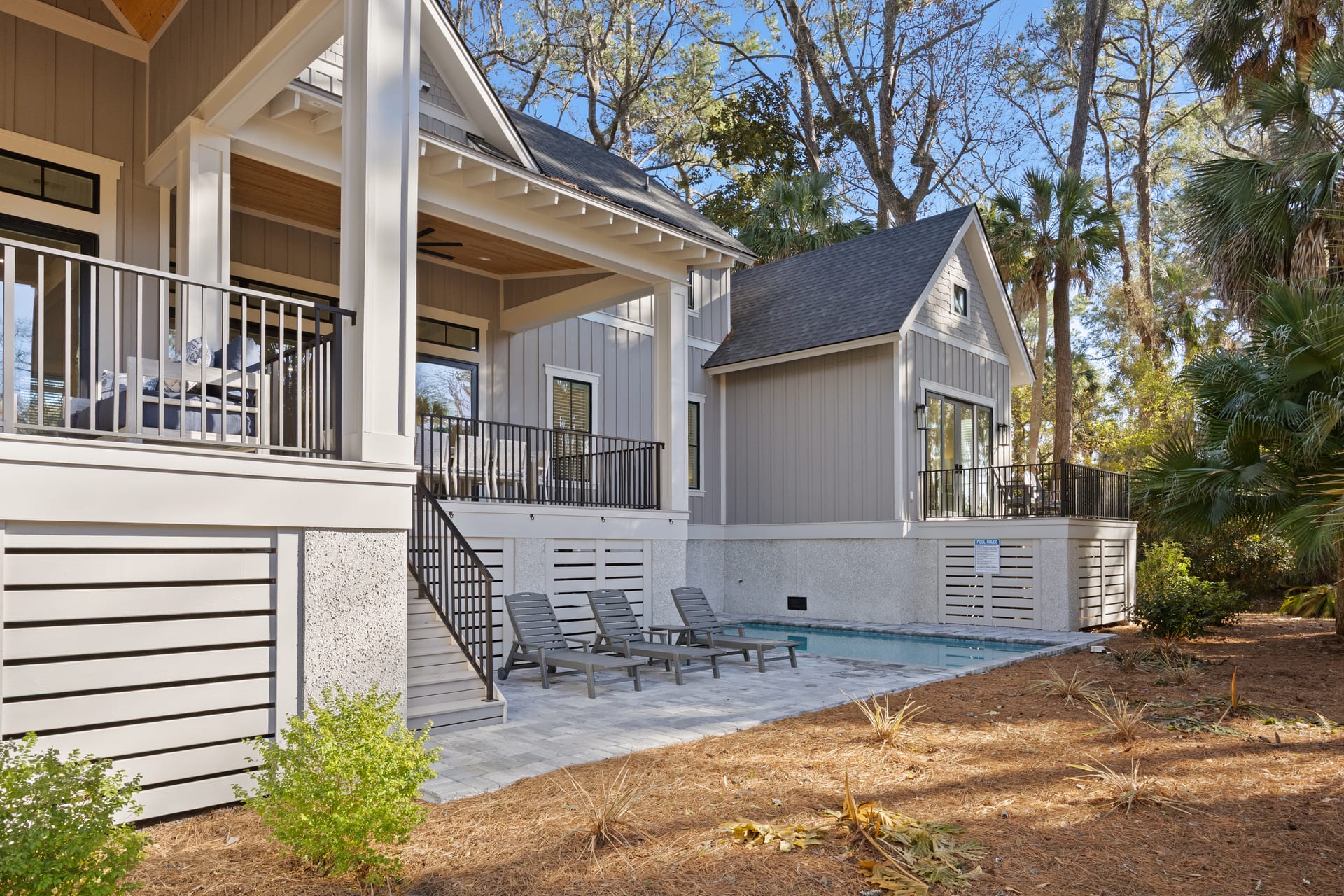 Rear exterior — 34 Tupelo Road, Sea Pines