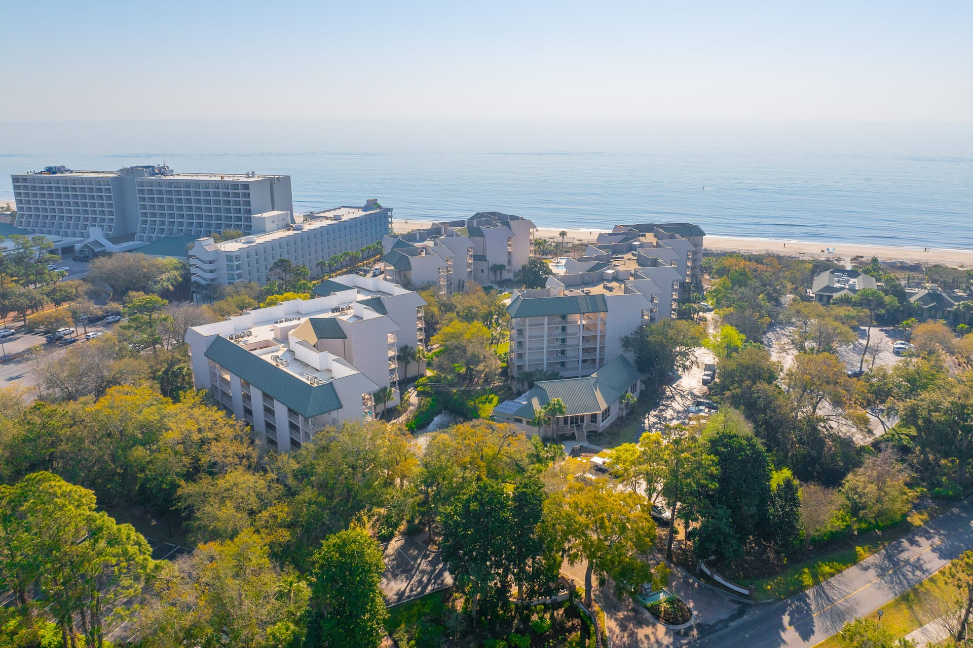 Aerial view — 1 Ocean Lane #1110, Palmetto Dunes