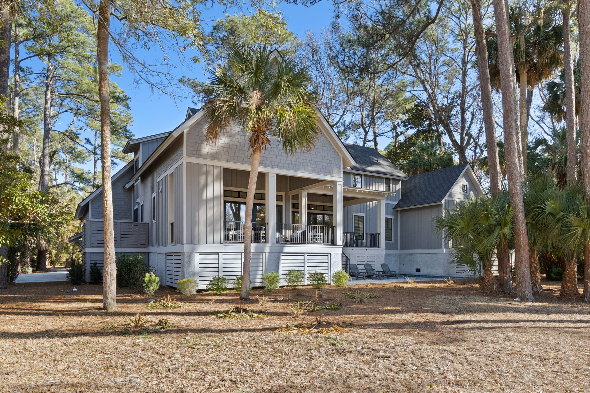 Rear exterior — 34 Tupelo Road, Sea Pines