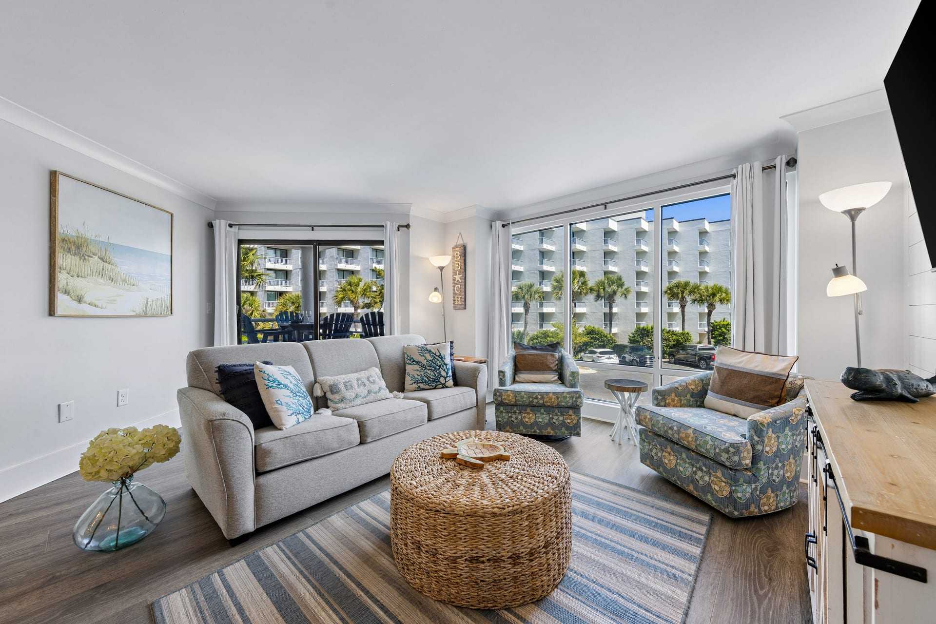 Living room — 1 Ocean Lane #1110, Palmetto Dunes