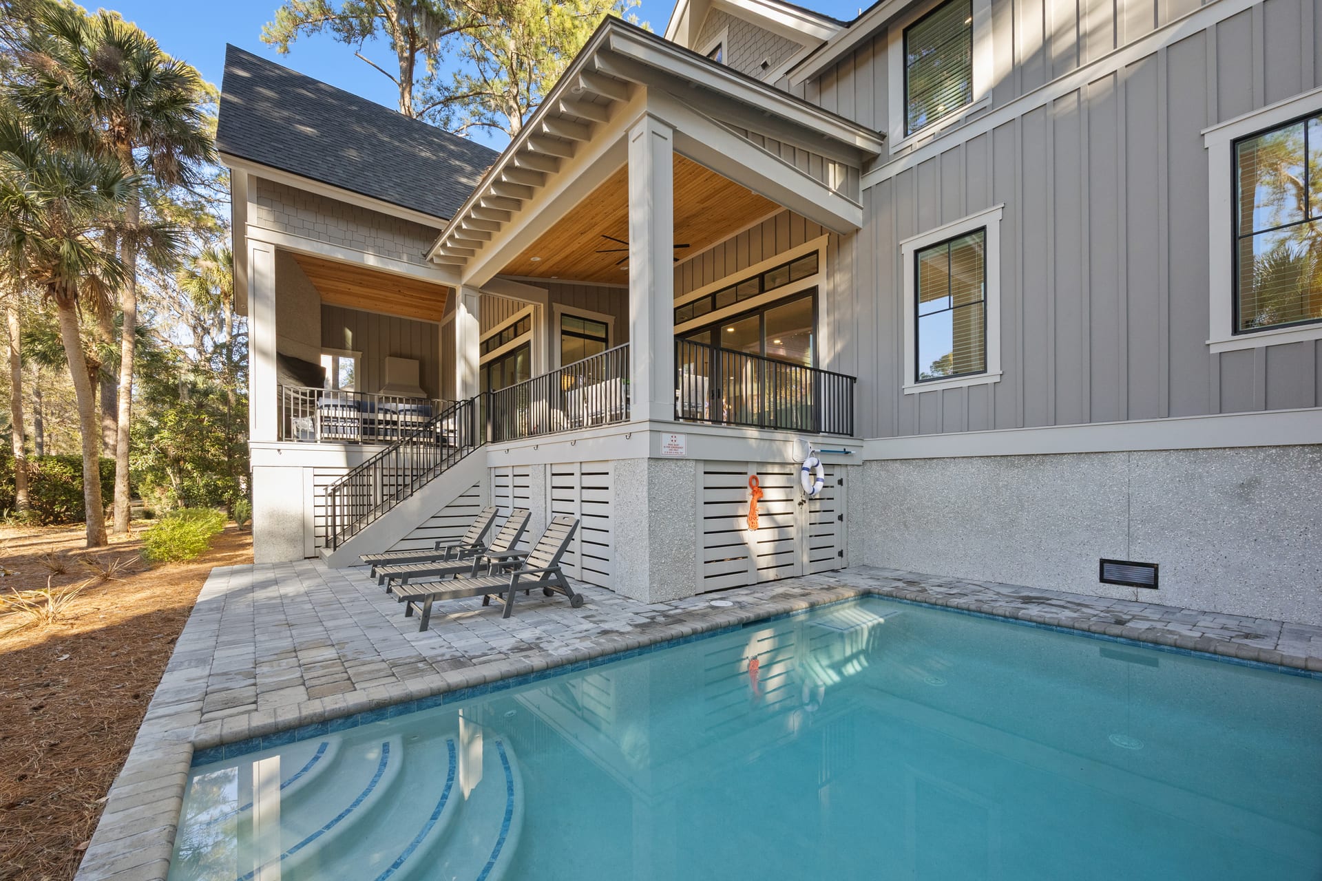 Rear exterior — 34 Tupelo Road, Sea Pines