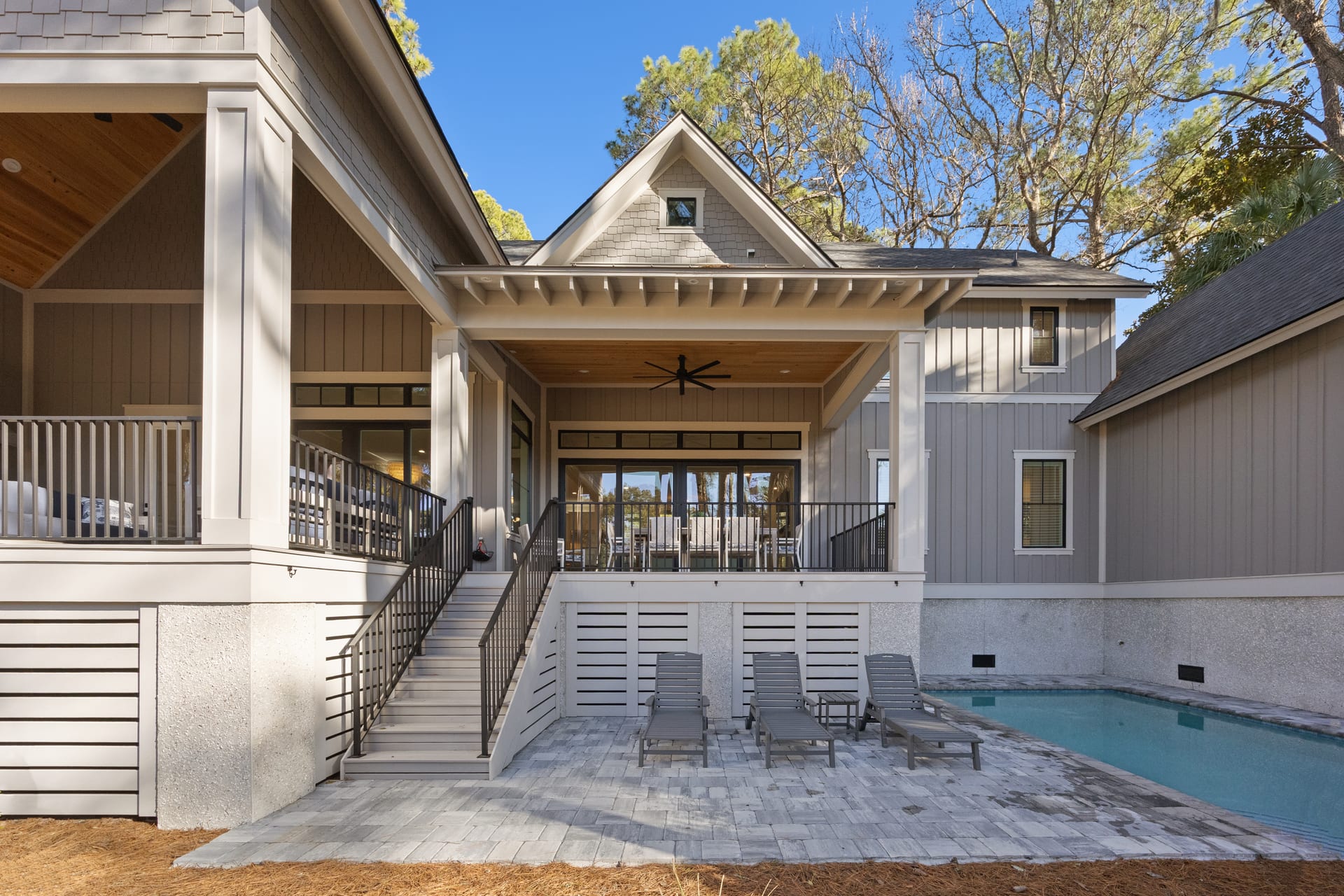 Rear exterior — 34 Tupelo Road, Sea Pines