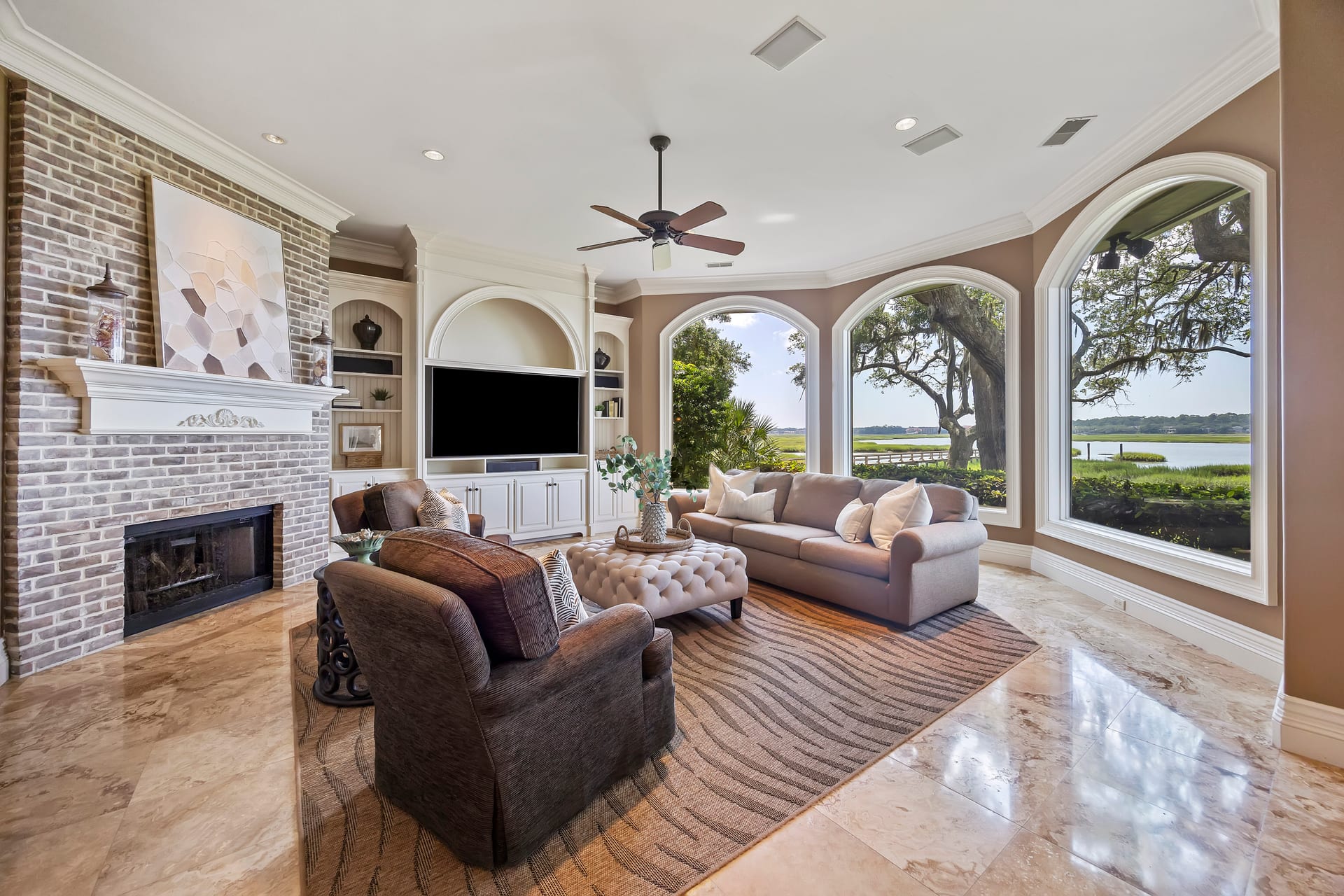 Living room — 47 River Club Drive, River Club