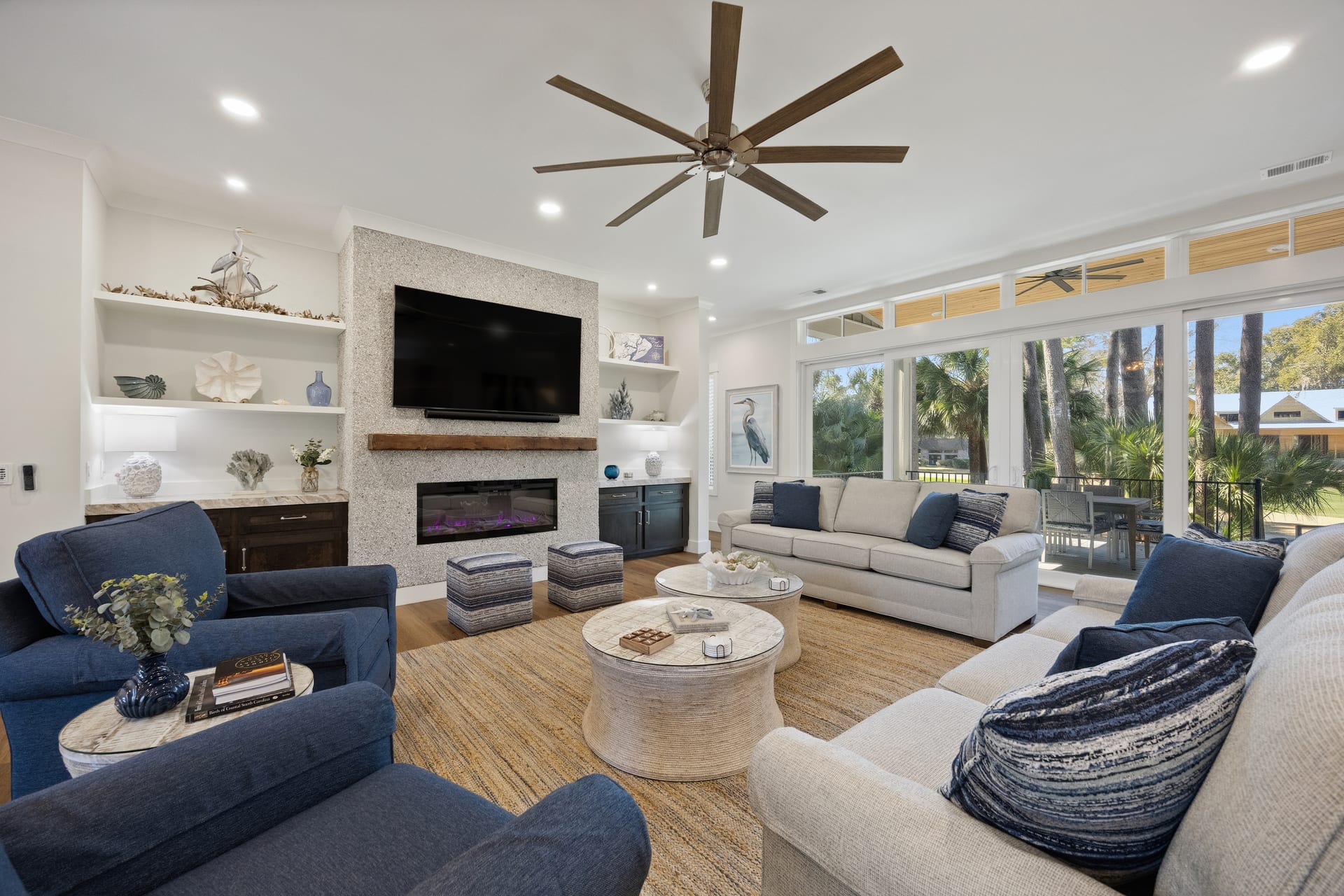 Living room — 34 Tupelo Road, Sea Pines