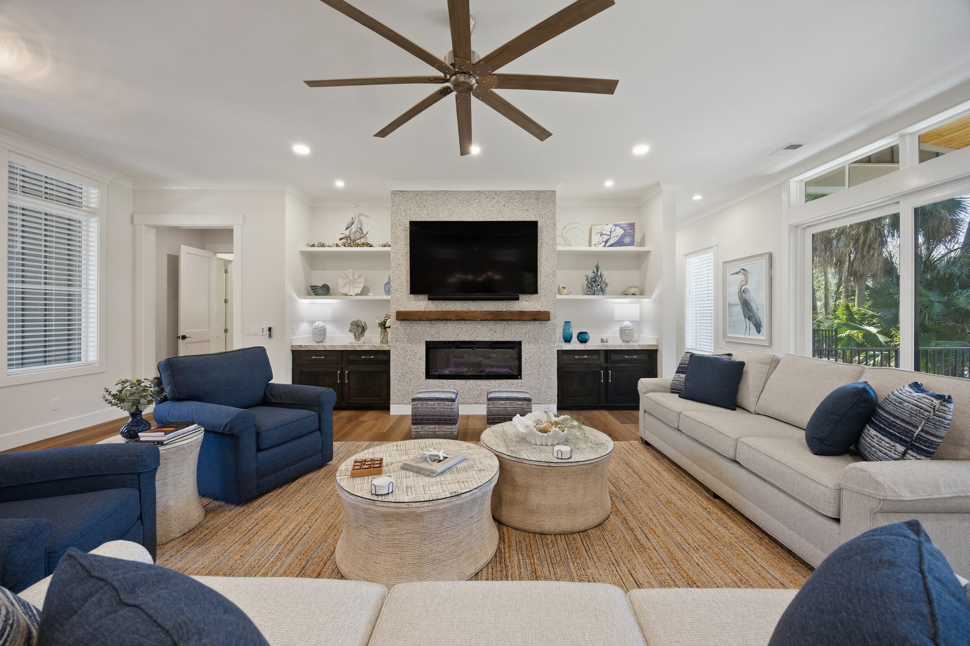 Living room — 34 Tupelo Road, Sea Pines